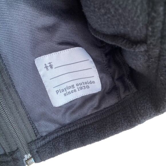 Columbia Black Full Zip Fleece Jacket - Youth Size Medium 10/12 - Picture 6 of 6